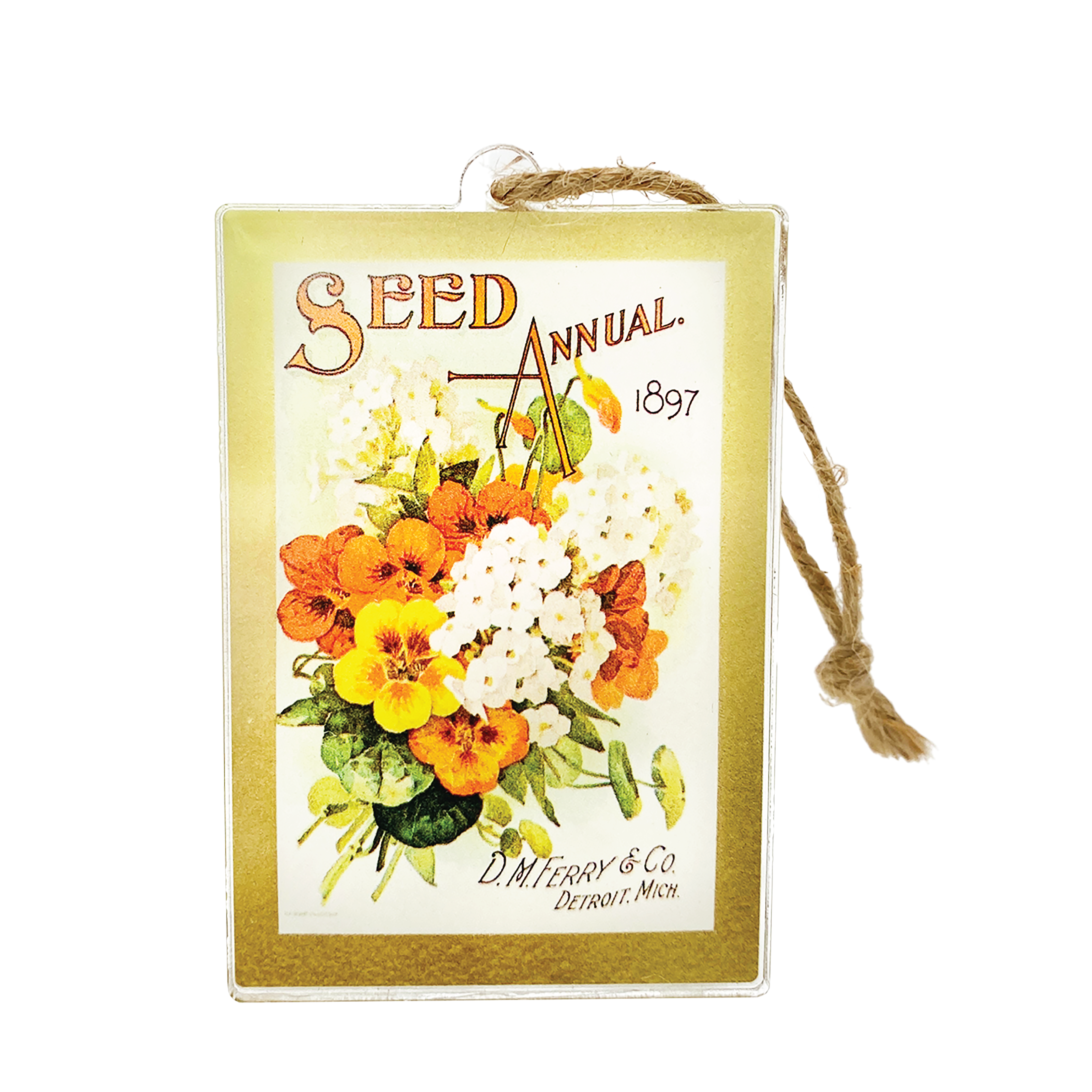 Ferry-Morse Vintage 1897 Annual Seed Packet Holiday Ornament